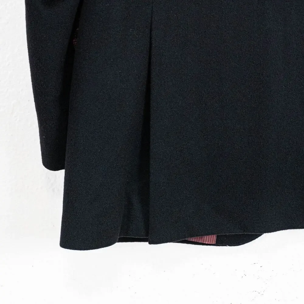 Carroll & Co. Loro Piana 100% Cashmere Blazer Jacket in Black sz 41R
